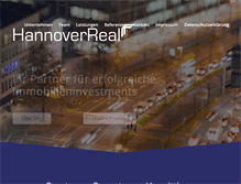 Tablet Screenshot of hannover-real.de